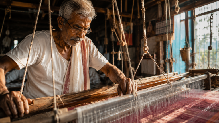 A skilled artisan at work, representing the people who quietly shape communities and local economies.